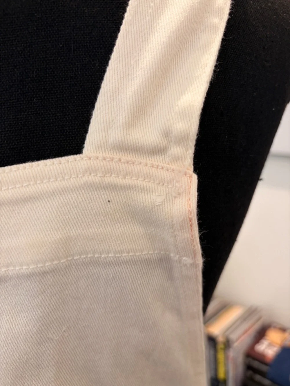 Forever 21 Cream Mini Overall Dress - Picture 6 of 6